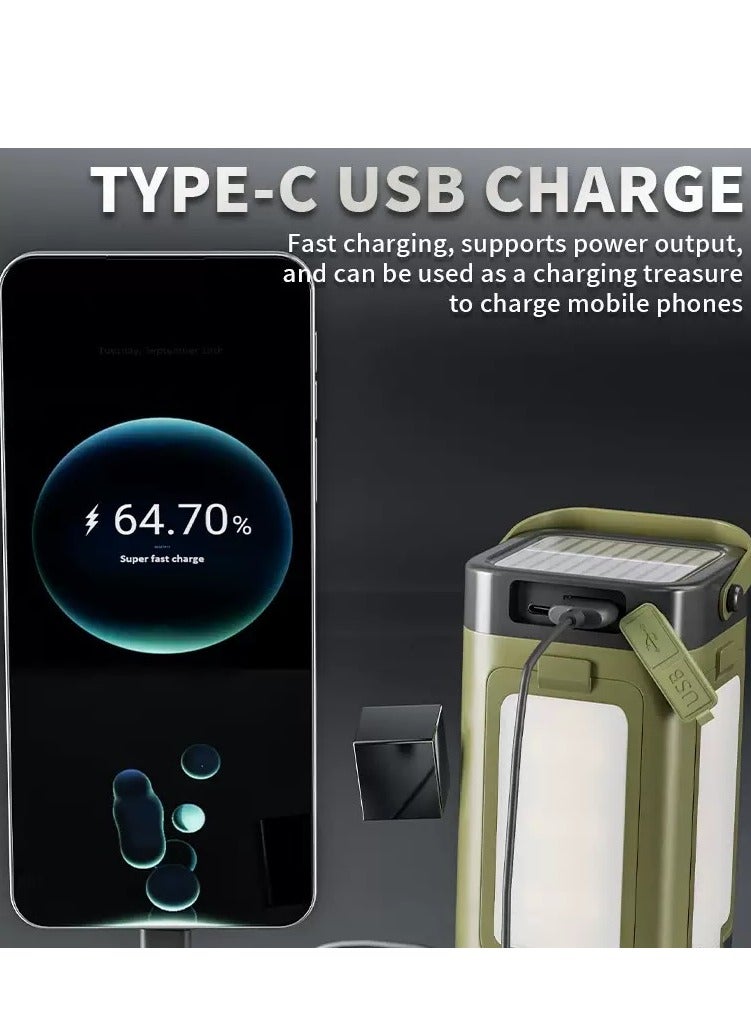 Outdoor camping lamp, solar camping lamp - Image 4