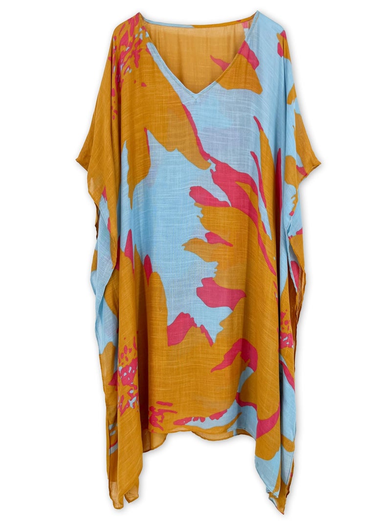 Breezy Lane Women's Beach Cover Up Swimsuit Coverups Kaftan for Bathing Suit Vacation Summer Resort Wear - Image 2