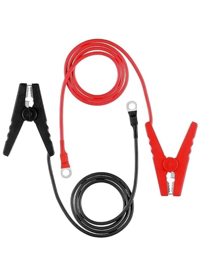 Generic Electric Fence Clips - Electric Fence Jump Connector | 2 Electric Fence Lead Wire | Fence Connectors Solar Charger with Alligator Clip | Alligator Clips Booster Jumper Cable for Safety  - Image 1