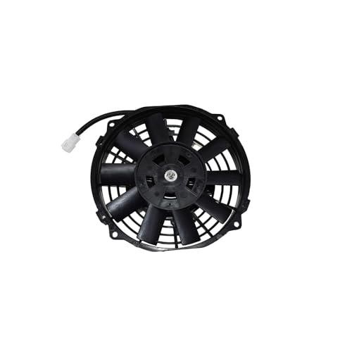 A-Team Performance Universal 8-Inch High Performance Radiator Cooling Fan - Type 120021 12V 1700 CFM Black - Reversible Flat Blades & Battery-Operated Cooling Fan - Image 4