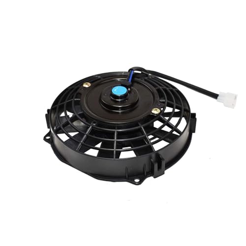 A-Team Performance Universal 8-Inch High Performance Radiator Cooling Fan - Type 120021 12V 1700 CFM Black - Reversible Flat Blades & Battery-Operated Cooling Fan - Image 2