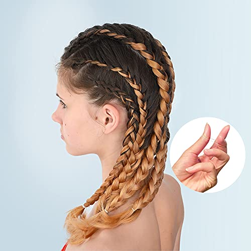 Minihope Mini Rubber Bands Soft Elastic Bands Clear Polyband Elastics 1000 Count for Women Kids Braids Hair Clear - Fine Hair Pain-Free - Image 3