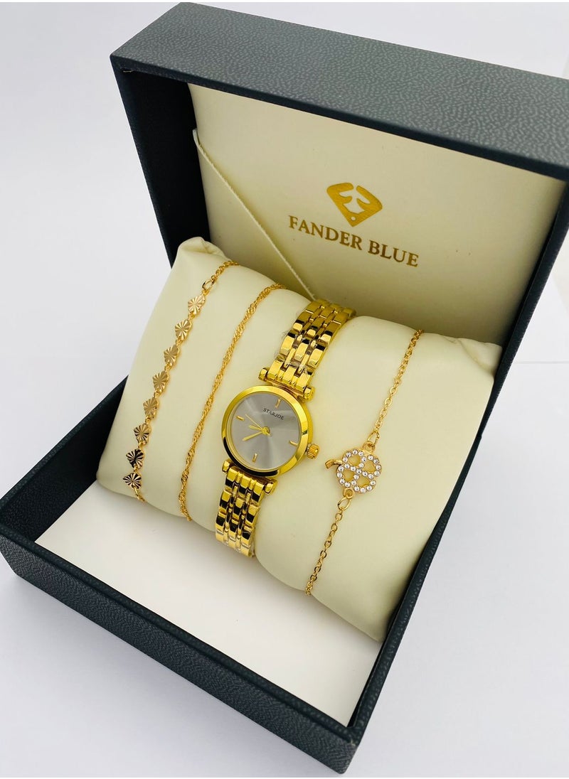 FANDER BLUE Vanderblue women's set consisting of - Vanderblue women's watch - bracelet set - with box - with warranty card 
