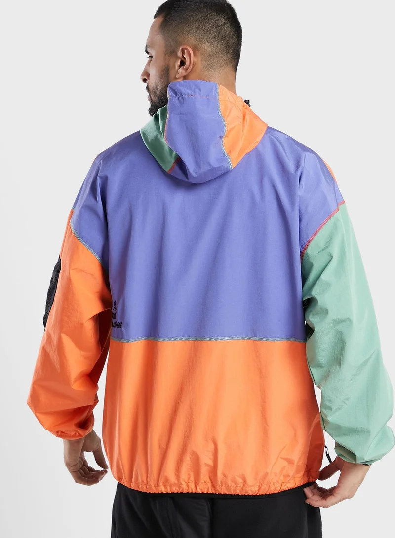 Grimey Snow Fox Raincoat