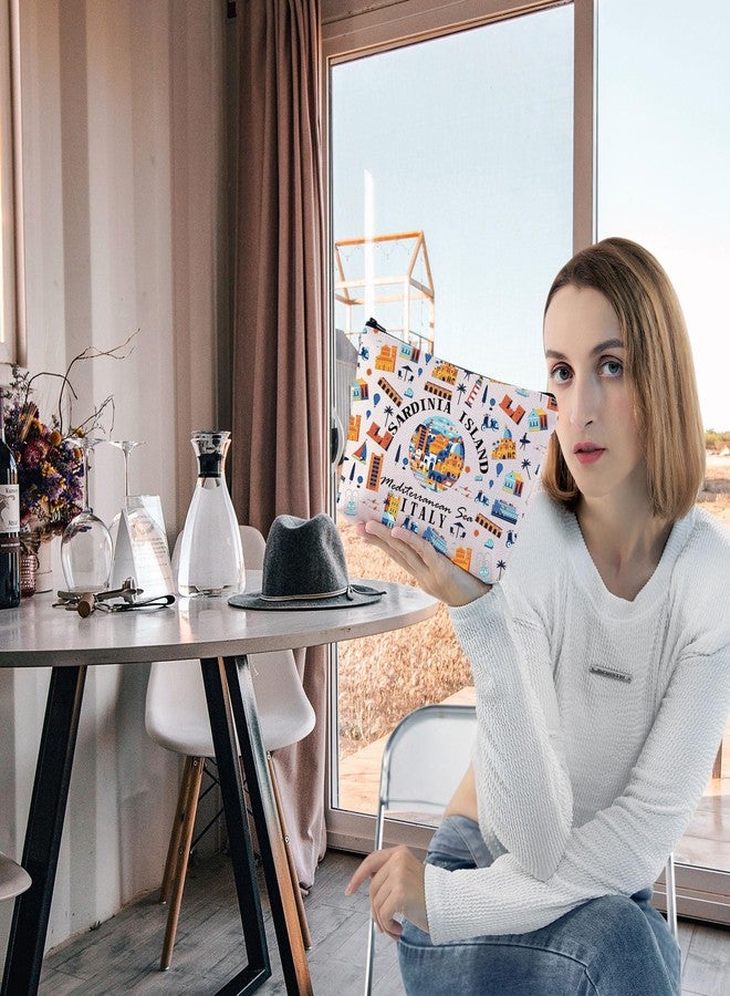 Zuo Bao Sardinia Lovers Cosmetic Bag Sardinia Souvenirs Gift Sardinia Italy Sardinia Island Sardinia Italy Trip Italy Travel Gift (SARDINIA) - Image 3