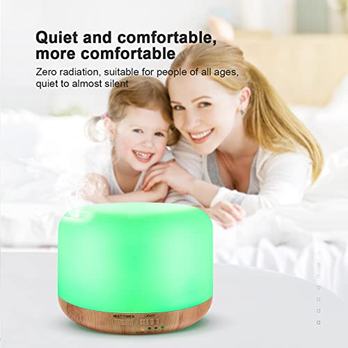 Marchred 300ML Essential Oil Diffuser, Remote Control Ultrasonic Aromatherapy Oil Diffusers Cool Mist Humidifier, Waterless Auto-Off and 7 LED Light Colors for Bedroom, Yoga, SPA, Baby - Image 2