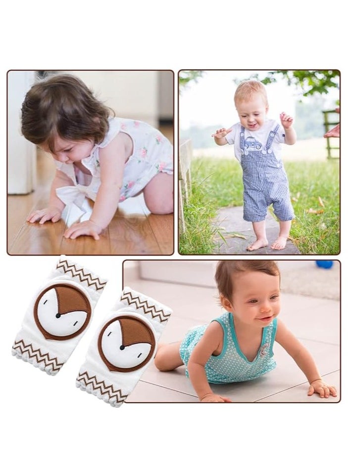 Fox Pattern Anti Slip Crawling Knee Pad