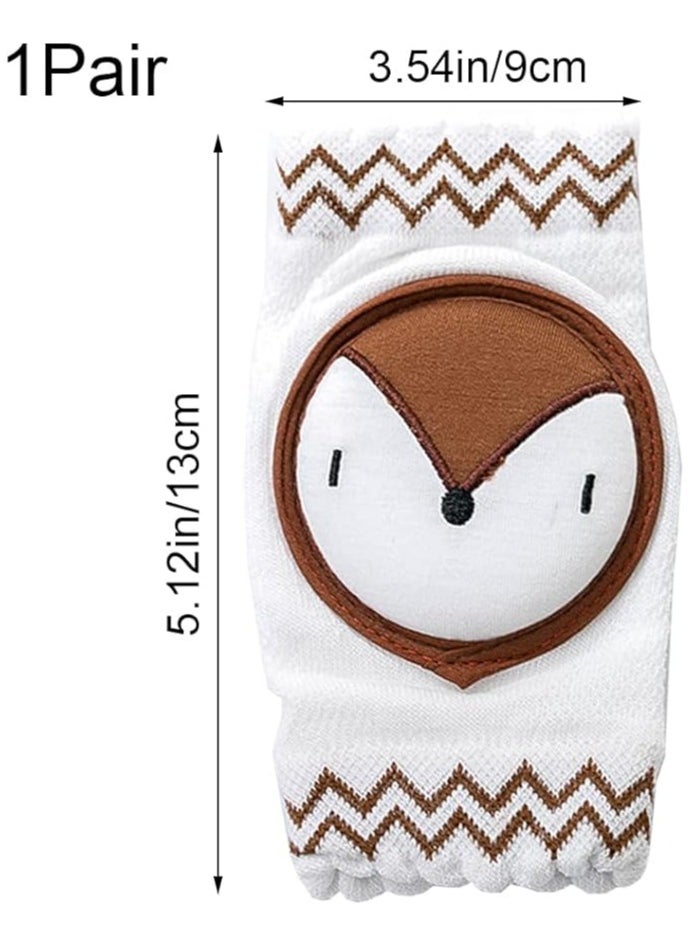 Fox Pattern Anti Slip Crawling Knee Pad