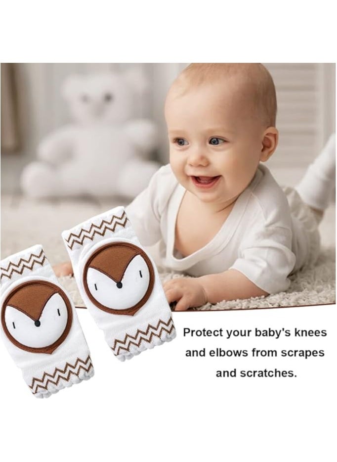 Fox Pattern Anti Slip Crawling Knee Pad