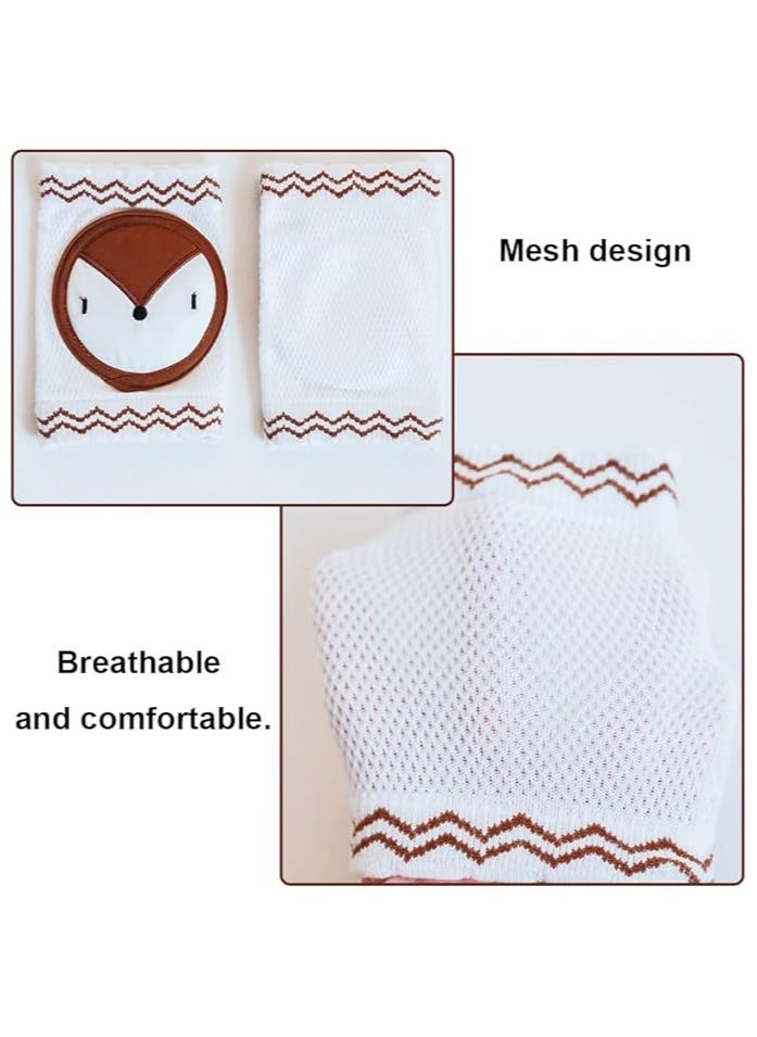 Fox Pattern Anti Slip Crawling Knee Pad