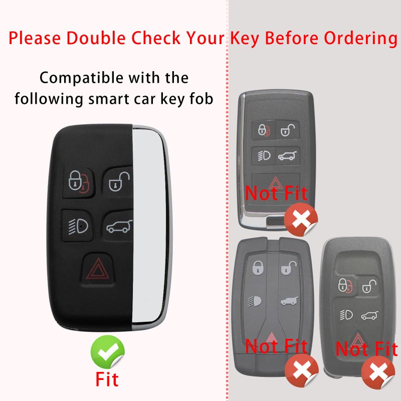 ZSPDACC Blue Key Fob Cover for Land Rover, Jaguar Car Key Fobs - Protects from Dust, Scratch - Easy Button Control - Portable - Image 2