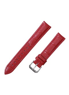 Red [Silver Needle Buckle] 22MM