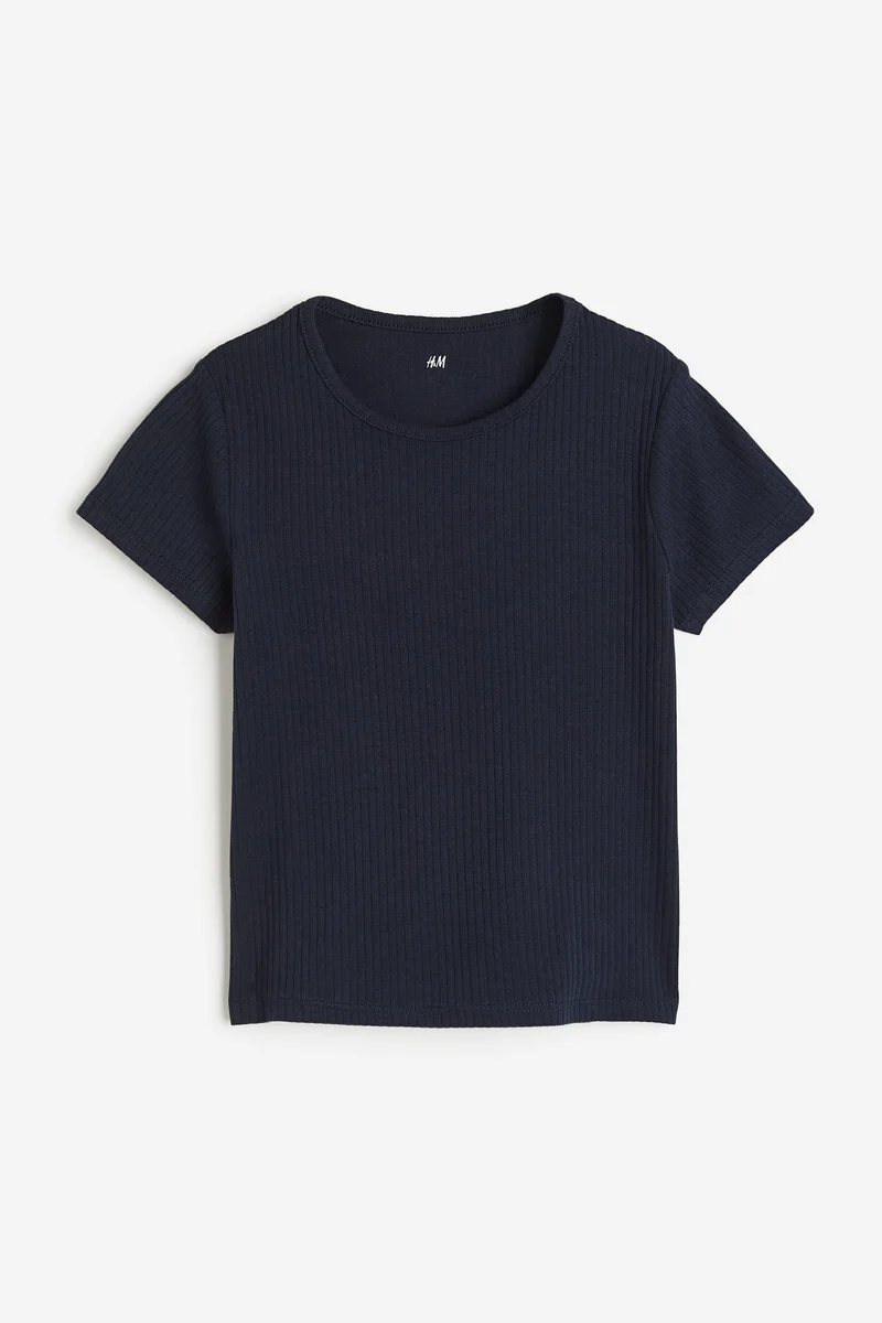 H&M Ribbed cotton top