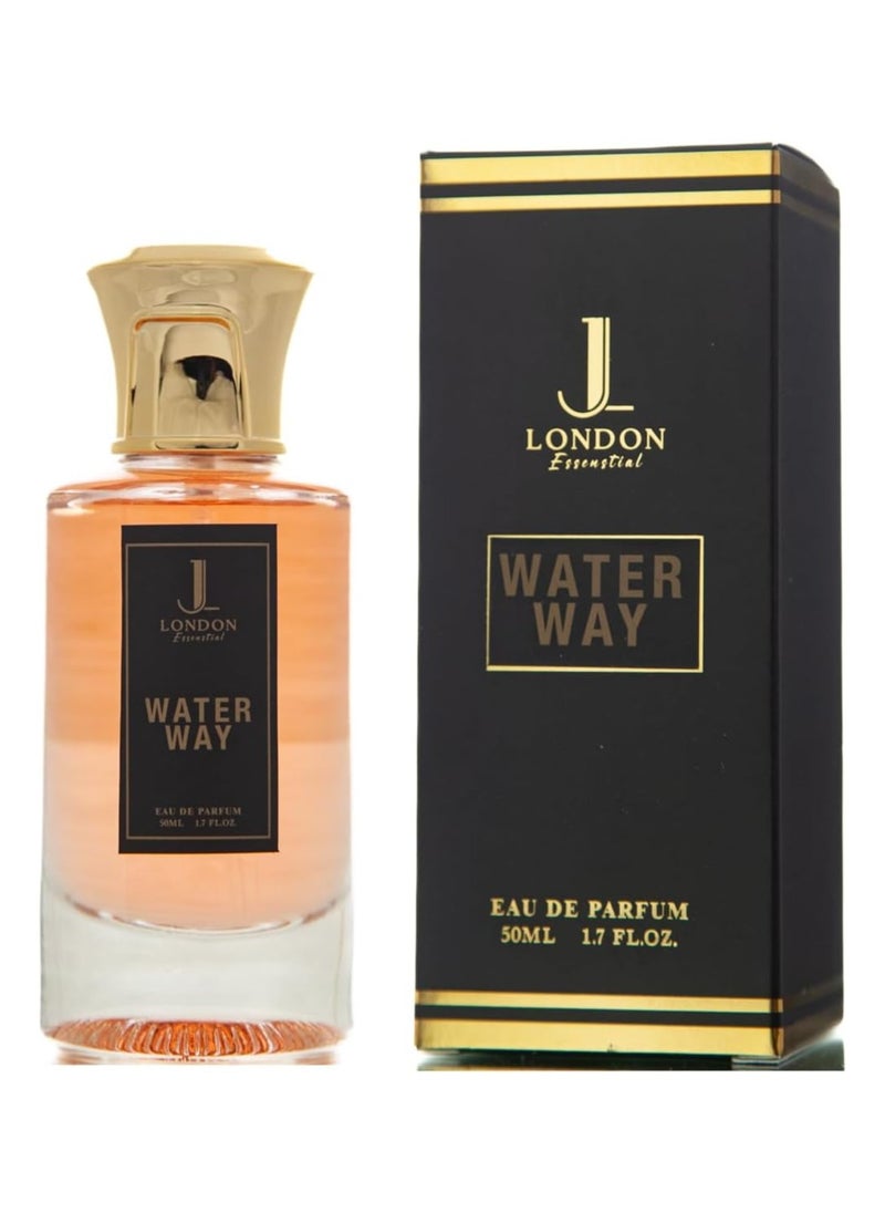 JAN LONDON JAN LONDON ESSENTIAL - WATER WAY EDP Perfume For Men And Women Long Lasting Unisex Fragrance Inspired Perfumes for Ladies & Gents 50ml  - Image 3