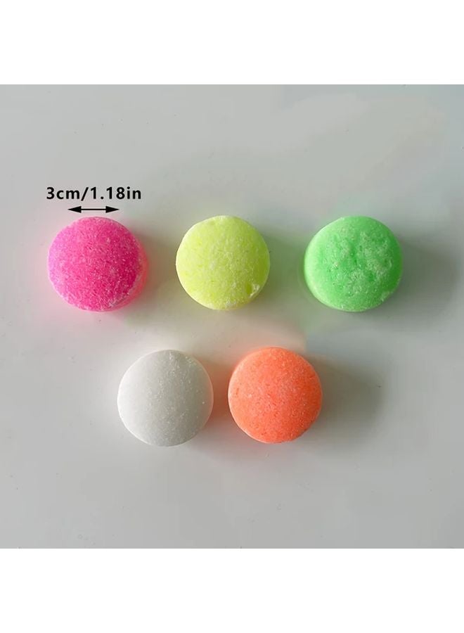 5pcs EVA Lemon Scented Toilet Deodorant Balls Restroom Air Freshener Urinal Purification - Image 4