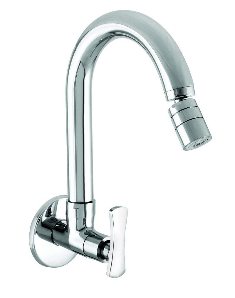 10X Brass Kitchen Sink Tap RT-36485 Chrome Wall Mount… - Image 1
