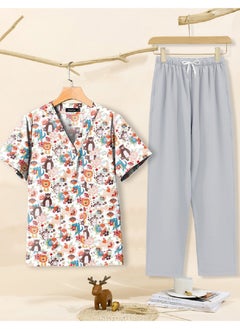 Gasin Unisex Cartoon Matte Frosted Uniform Set.  - Image 1