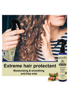 Argan Oil Heat Shield Protectant Spray (8Oz) Water Based Formula W/Organic Ingredients Protects Up To 450º F From Flat Iron & Hot Blow Dry Leavein Define & Shine Dry & Damaged Hair - pzsku/Z18624ABCB1A06BB50225Z/45/_/1696662100/405668f5-c609-4f3c-9bd7-263c2b4ed91f