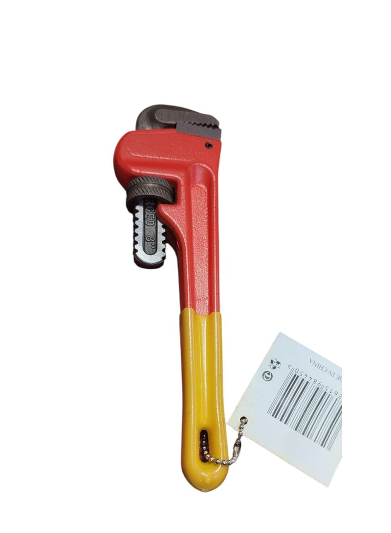 Adjustable Pipe Wrench - comfortable handle & secure grip  8"200MMM