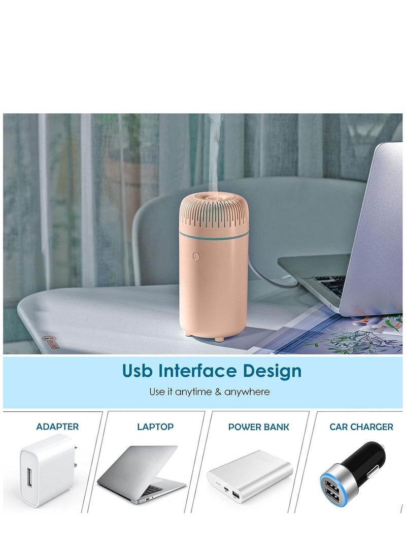 كابتن تيك Car Diffuser Humidifier Aromatherapy Essential Oil Diffuser USB Cool Mist Mini Portable Diffuser for Car Home Office Bedroom - Image 4