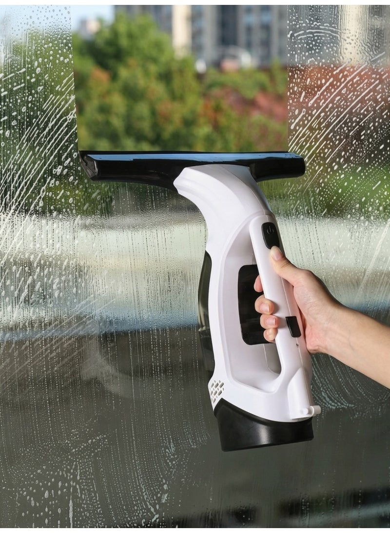 Manopola Window Vacuum Squeegee Cordless, 3-in-1 Electric Window Cleaner Tool with Spray & Microfiber Pad, Streak-Free 2200Pa Suction for Glass, Shower Doors, Mirrors, Tiles and Car Windows - Image 1