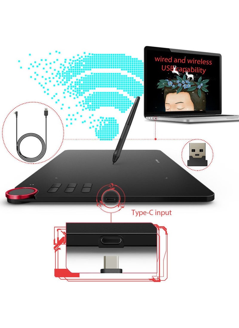 Deco 03 Wireless ISM 2.4G Professional Graphics Tablet