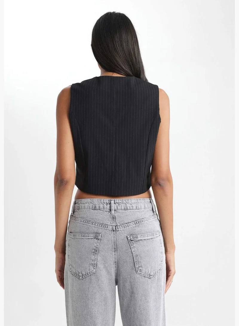 DeFacto Woman V Neck Sleeveless Vest