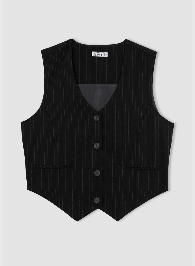 DeFacto Woman V Neck Sleeveless Vest