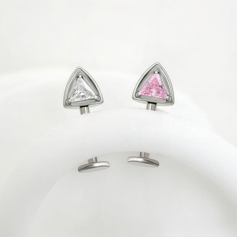F136 Titanium Alloy Ear Bone Nail Cat Ear 0.9 Tooth Internal Thread Lip Nail Fashionable Versatile Cartilage Piercing Ear Bone Nail - Image 5