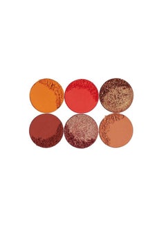 Juvia's Place Golden and Rustic Eyeshadow Palette Professional Eye Makeup Pigmented Eyeshadow Palette Makeup Palette for Eye Color & Shine Pressed Eyeshadow Cosmetics Shades of 6  - Image 3