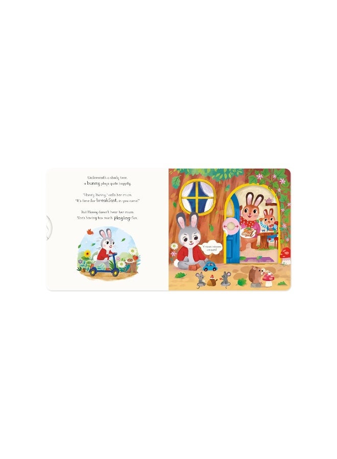 Breakfast for Little Bunnies: A Push Pull Slide Book  - Image 3