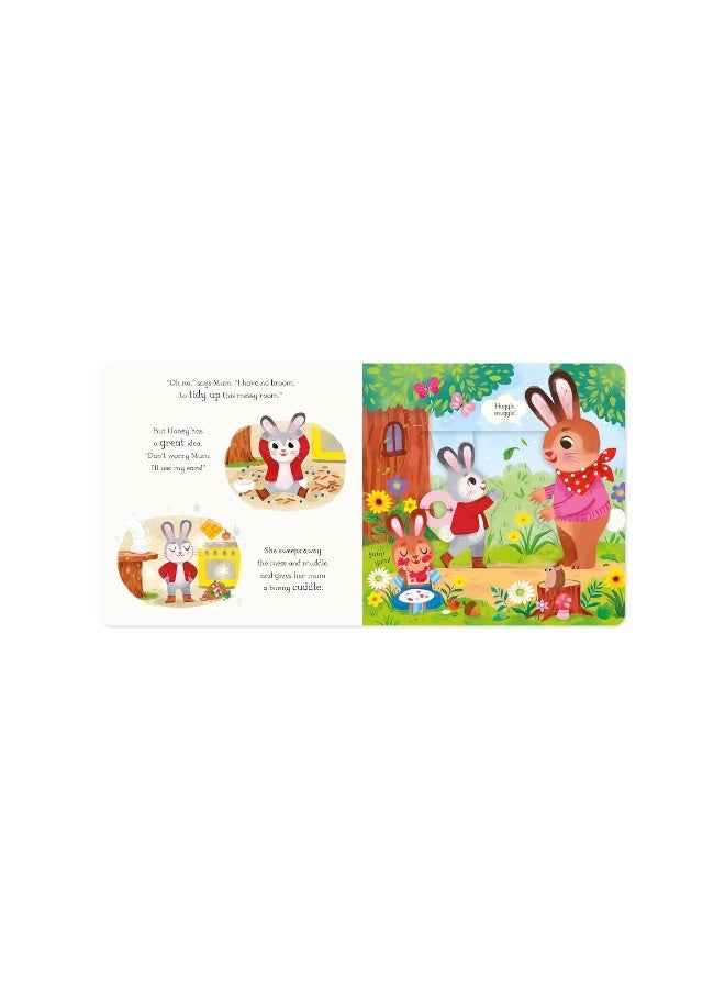 Breakfast for Little Bunnies: A Push Pull Slide Book  - Image 4