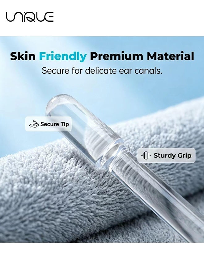 Unique 2 Box Sticky Ear Cleaning Stick, Reusable Ear Cleaning Tools with Soft Rubber Head, Gentle Adhesive Ear Pick for Ear Wax Cleaning, Adhesive Ear Cleaning Sticks for All Ages (48PCS/2 Sizes) - Image 3