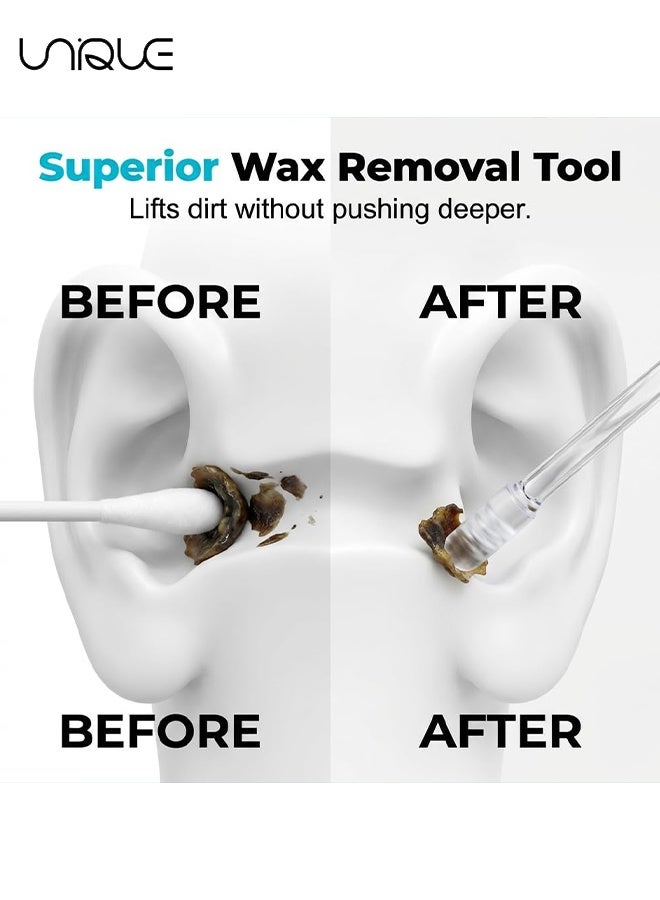 Unique 2 Box Sticky Ear Cleaning Stick, Reusable Ear Cleaning Tools with Soft Rubber Head, Gentle Adhesive Ear Pick for Ear Wax Cleaning, Adhesive Ear Cleaning Sticks for All Ages (48PCS/2 Sizes) - Image 5