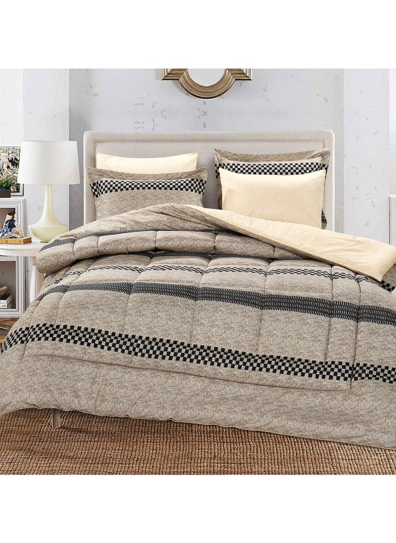 Generic - Golden comforter for one and a half people 4 pieces S15 - Image 1