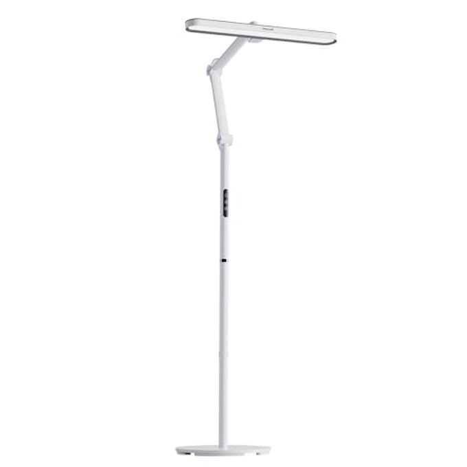 Honeywell Led Floor Lamp Mordern 05D01 Sunturalux Dimmable Floor Lamp For Living Room Standing Lamp, Eye-Caring Standing Light For Home Office Bedroom White - Image 1