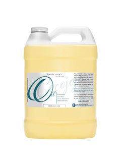 Dr Joe Lab Avocado Oil  Pure Refined Cold Pressed Unscented NonGMO Filtered Carrier Gallon Oil  128 oz  for Skin Hair Nails Body Beard Cosmetic Formulation