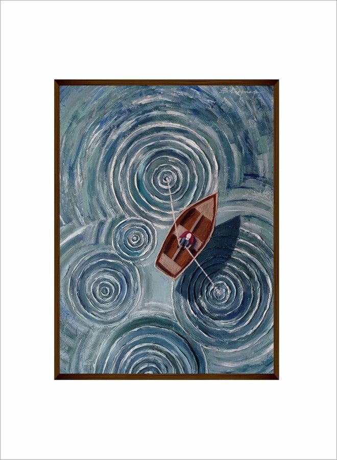 Artsense Premium Painting for wall decoration digital abstract painting for living room big size art print for home decoration with frame-Multicolor/30x40 inches/(76x101 cm) - Image 3
