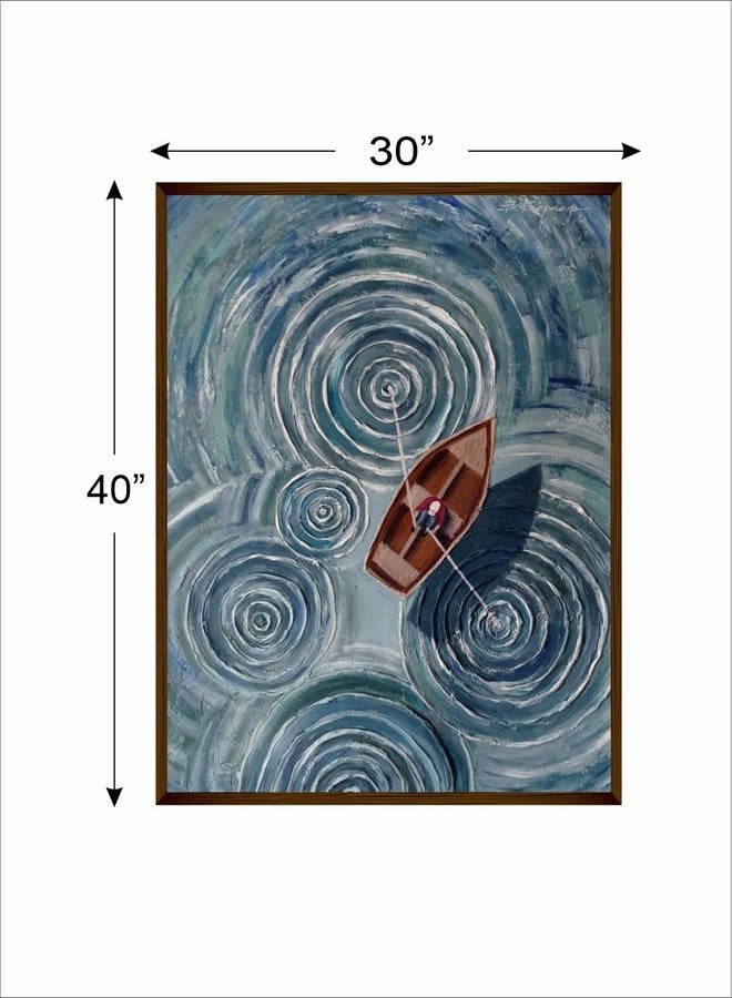Artsense Premium Painting for wall decoration digital abstract painting for living room big size art print for home decoration with frame-Multicolor/30x40 inches/(76x101 cm) - Image 2