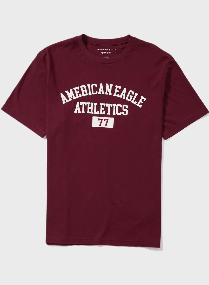 American Eagle Logo Crew Neck T-Shirt