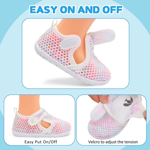 FEETCITY Boys Girls Water Shoes Quick Drying Toddler Sports Aqua Athletic Sneakers Lightweight Sport Shoes Breathable - Image 2