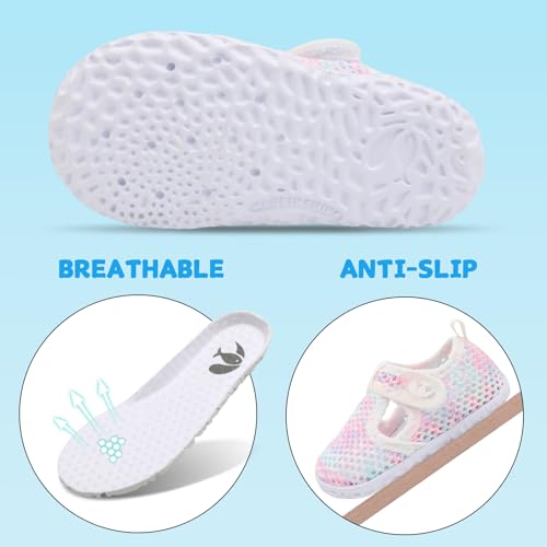 FEETCITY Boys Girls Water Shoes Quick Drying Toddler Sports Aqua Athletic Sneakers Lightweight Sport Shoes Breathable - Image 5