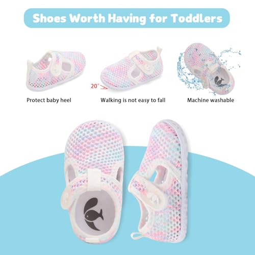 FEETCITY Boys Girls Water Shoes Quick Drying Toddler Sports Aqua Athletic Sneakers Lightweight Sport Shoes Breathable - Image 3
