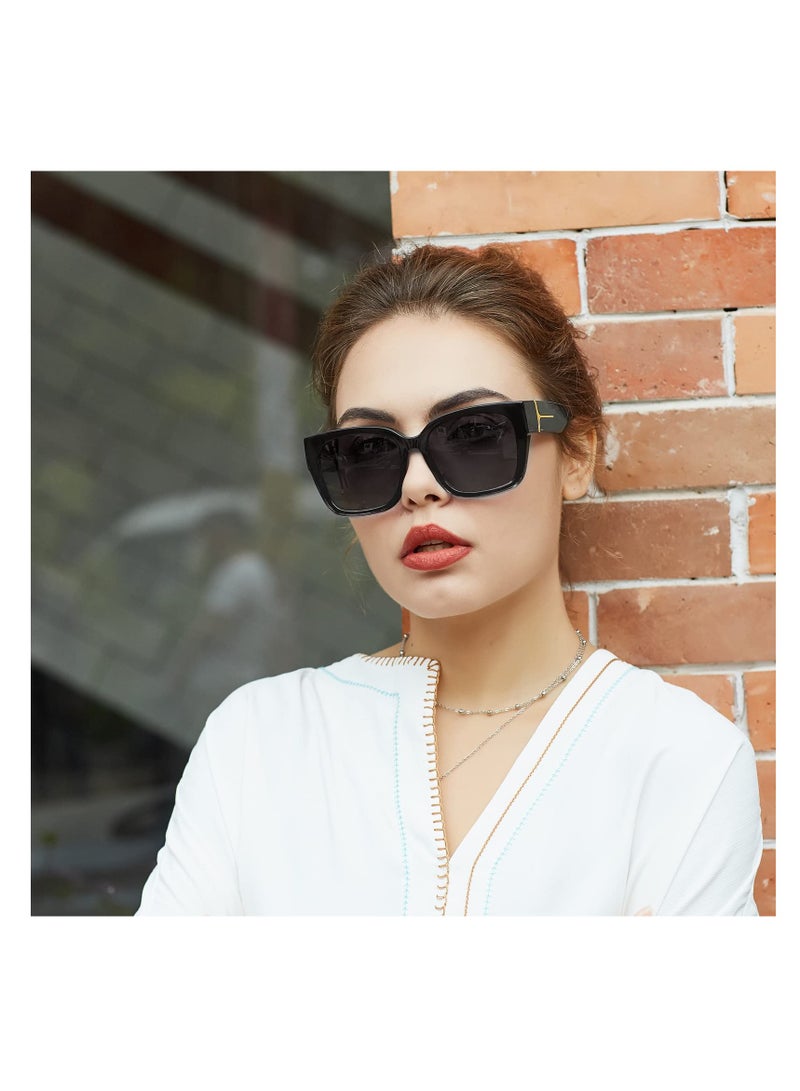 SYOSI Polarized Sunglasses Over Glasses, for Women Fit Over Glasses Sunglasses Square Sunglasses Trendy Fitover Sun Shades UV Protection Lightweight - Image 2