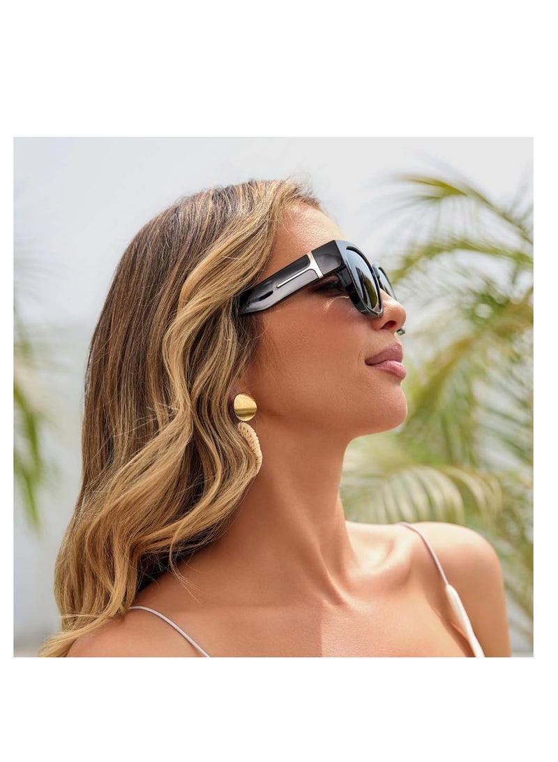 SYOSI Polarized Sunglasses Over Glasses, for Women Fit Over Glasses Sunglasses Square Sunglasses Trendy Fitover Sun Shades UV Protection Lightweight - Image 4