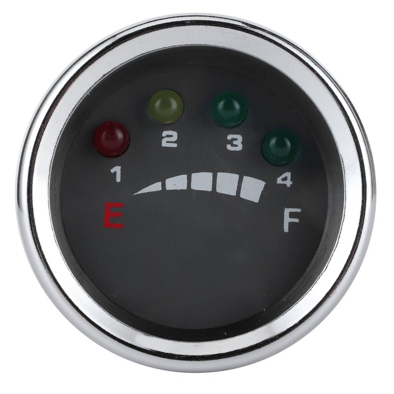 Led Battery Meter: 4 Segments LED Bar Graph Display - High Reliability Small Size Easy Operation Battery Level Display for Electric Vehicles Golf Carts Boats Solar Systems - Image 4