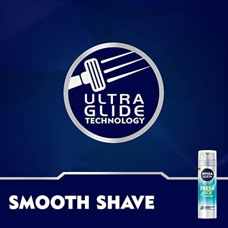 NIVEA MEN Shaving Foam, Fresh & Cool Mint Extracts, 200ml - Image 5