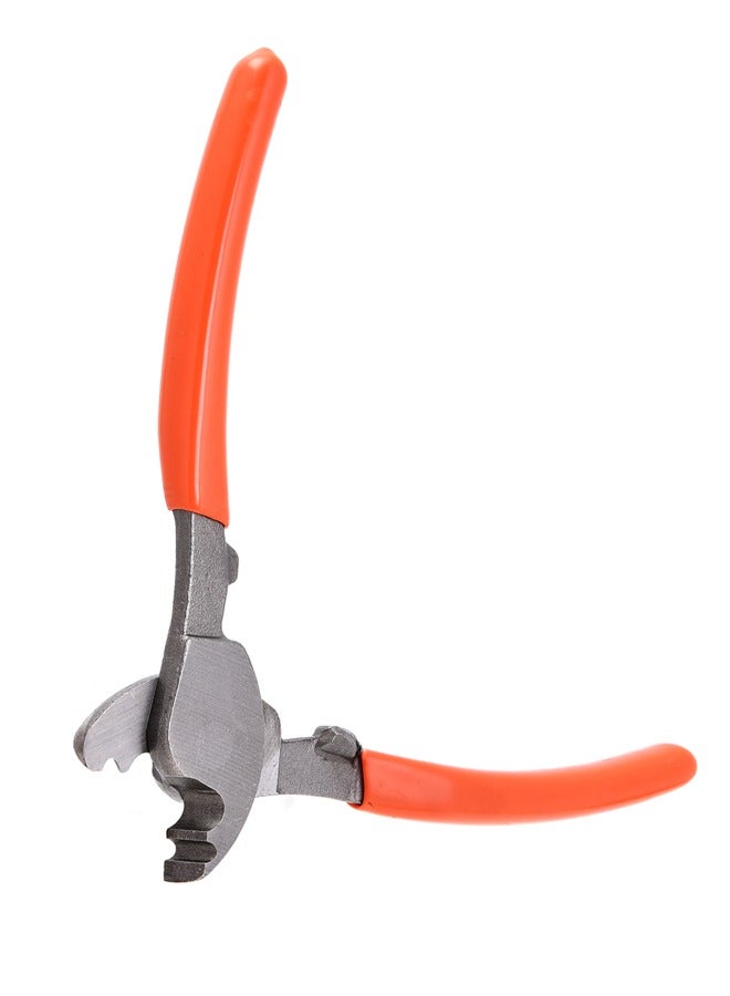 LAWAZIM Cable Cutters -6inch Orange- Dual-Jaw Cable Cutter Heavy-Duty Plier with Sharp Blades for Large Cables and Precision Stripping Notch for Small Wires, Ideal for Copper Wire Communications Cable - Image 2