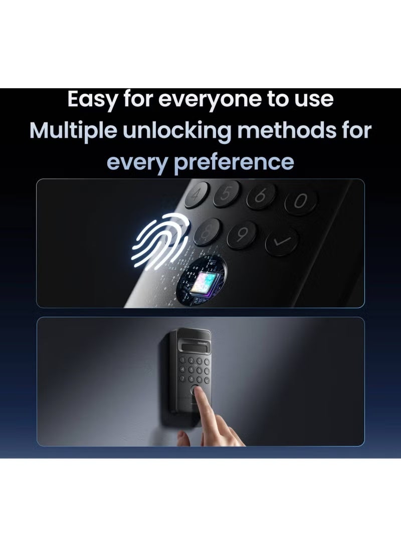 SwitchBot Keypad Vision, Smart Fingerprint, NFC, Passcode & App Control, 3D Face ID, 9 Ways to Unlock, Weatherproof Outdoor Keyless Entry - Image 3