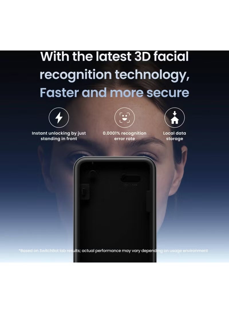 SwitchBot Keypad Vision, Smart Fingerprint, NFC, Passcode & App Control, 3D Face ID, 9 Ways to Unlock, Weatherproof Outdoor Keyless Entry - Image 5